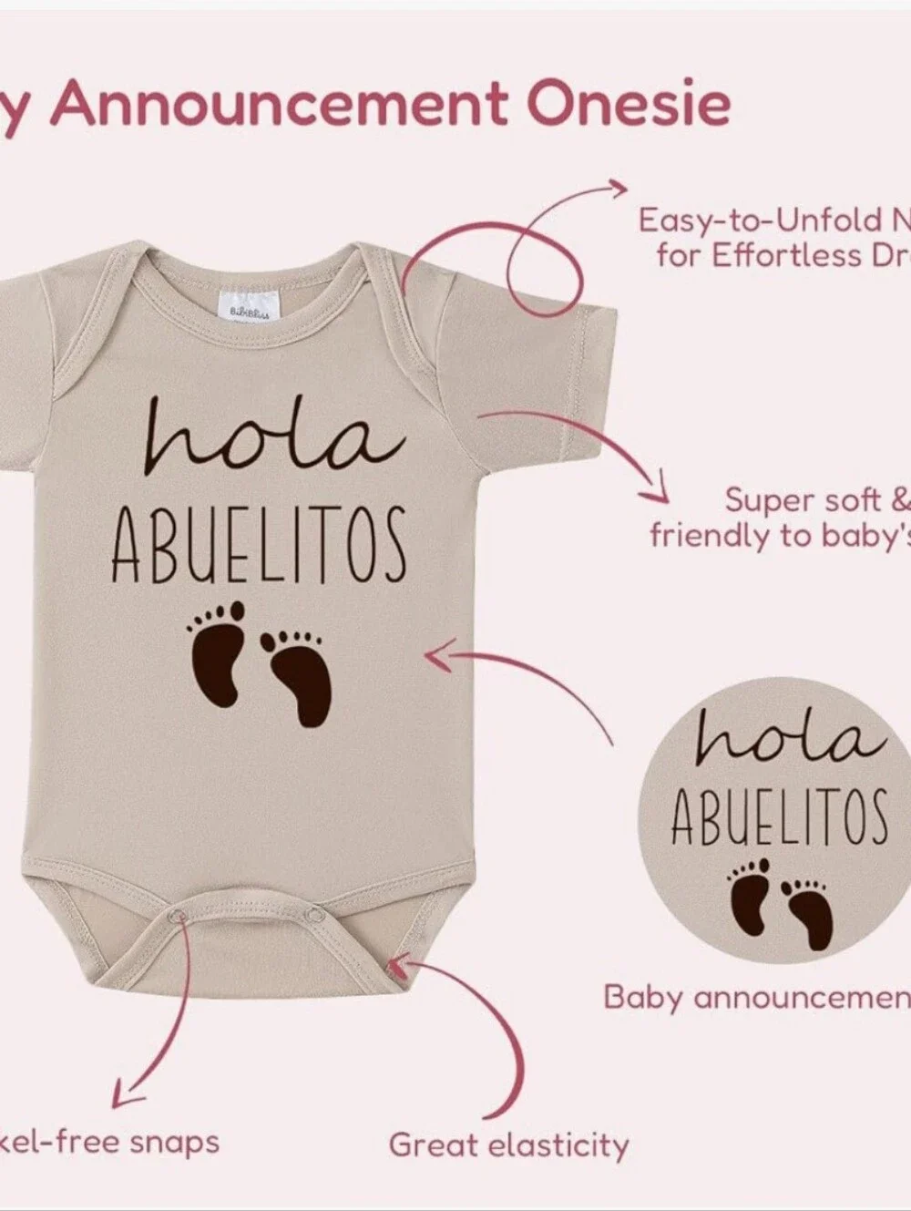 Pregnancy Announcement Onsie
